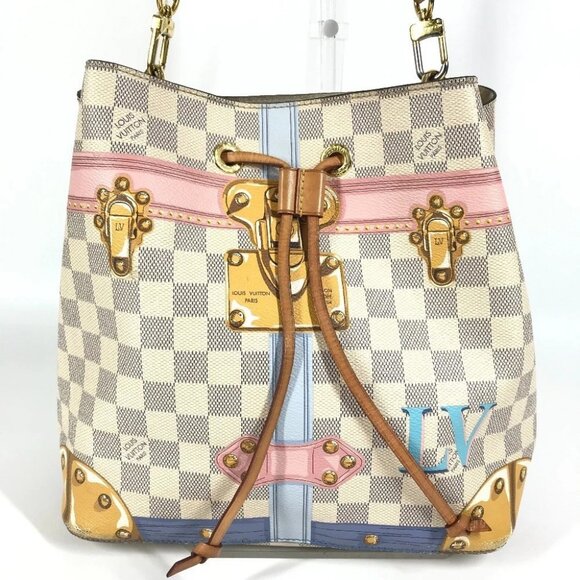 LOUIS VUITTON N41066 Damier Azur Summer Trunk Neonoe 2WAY Shoulder Bag - Picture 2 of 16